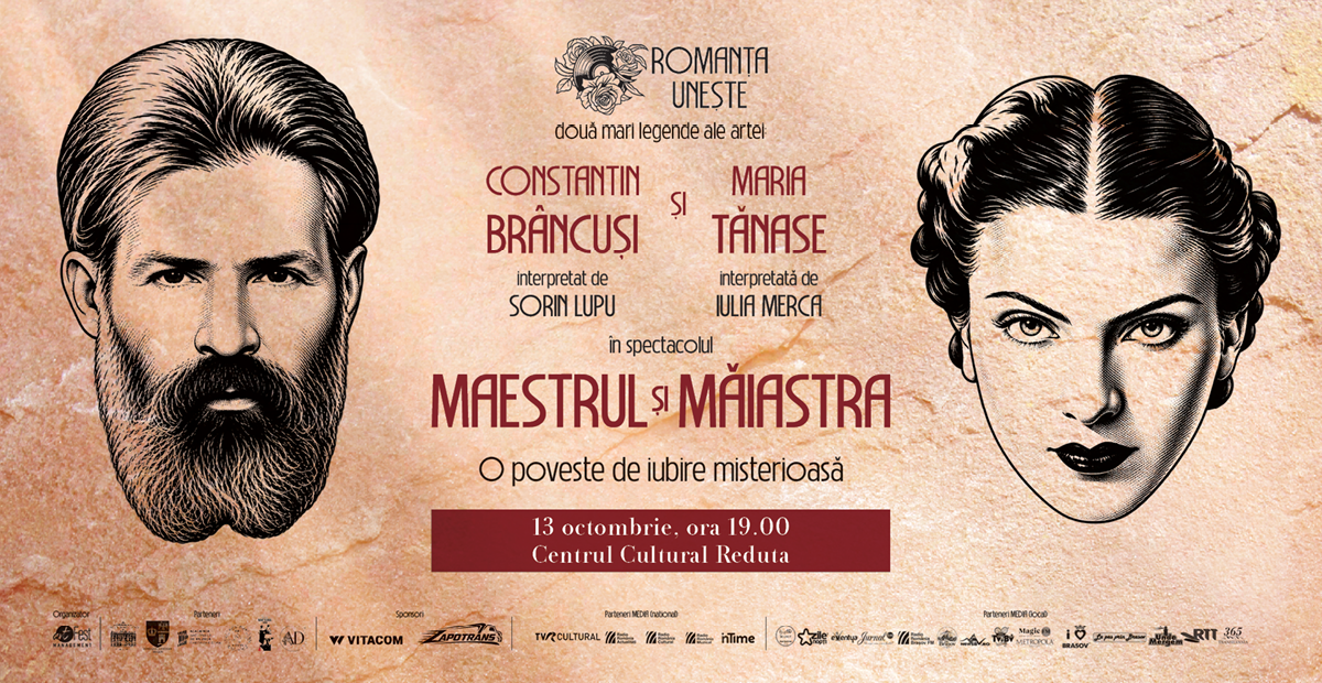 MAESTRUL ȘI MĂIASTRA, 13 octombrie ora 19.00, Centrul Cultural Reduta din Brașov